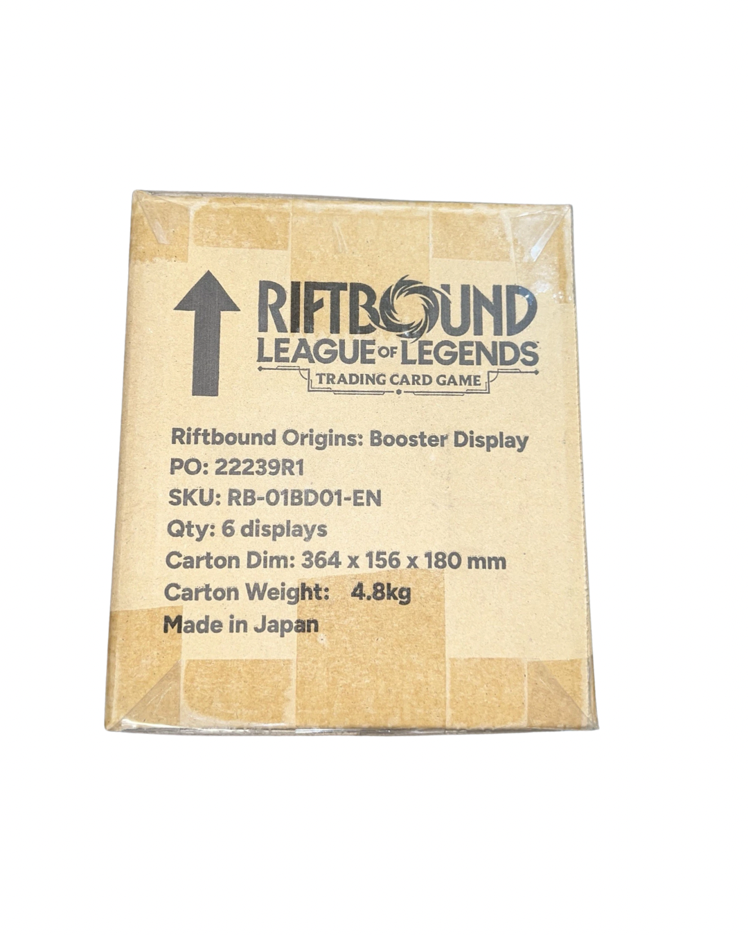 League of Legends Riftbound Origins Booster Case